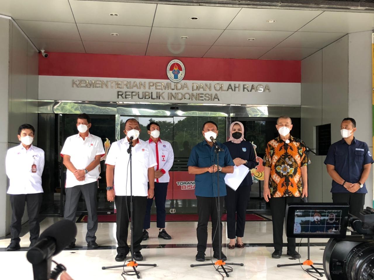 Rapat koordinasi Menpora RI dan IBL.