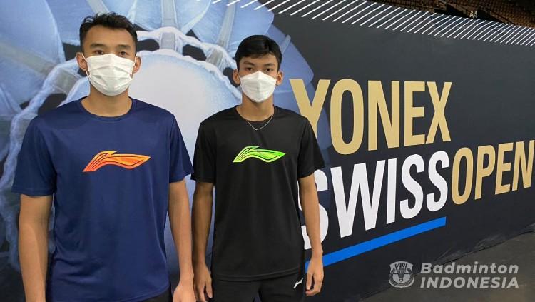 Bagas Maulana/Muhammad Shohibul Fikri memanfaatkan latihan perdana jelang Swiss Open. - INDOSPORT