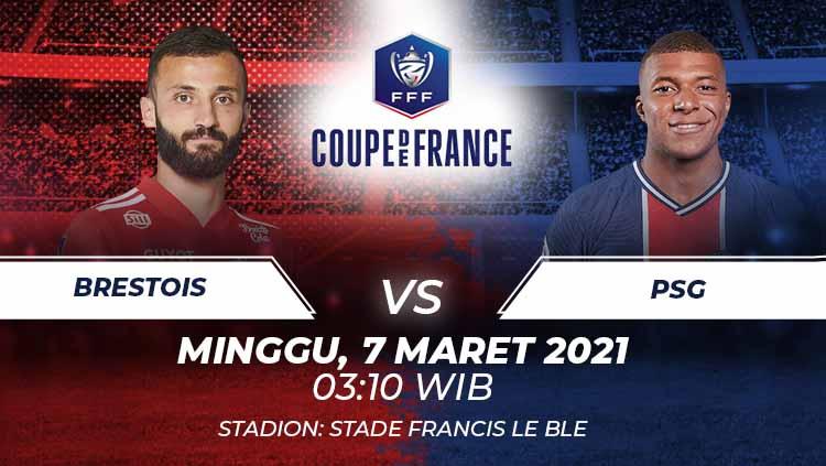 Link Live Streaming Coupe de France: Brestois vs PSG
