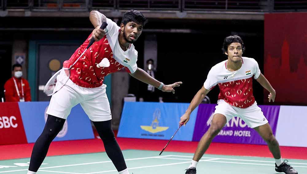Pasangan ganda putra India, Satwiksairaj Rankireddy/Chirag Shetty.