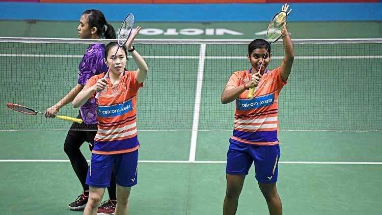 Pasangan Pearly Tan/Thinaah Muralitharan berhasil kalahkan unggulan 2 yakni Gabriela Stoeva/Stefani Stoeva di final Swiss Open 2021, media Malaysia kegirangan. - INDOSPORT