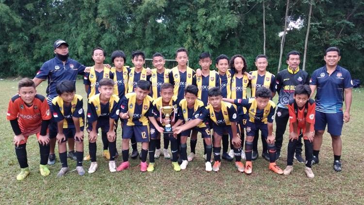 Klub Liga 3, Depok City FC, mengirim tim ke turnamen remaja IBH Soccer Cup dan sukses menjadi juara ketiga, Minggu (7/3/21). - INDOSPORT