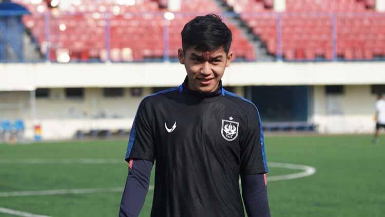 Septian David Maulana yang sudah nampak dalam sesi latihan PSIS.