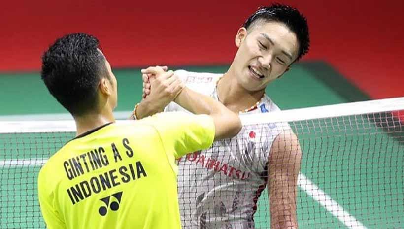 Anthony Sinisuka Ginting vs Kento Momota. Copyright: Instagram@kentomomota.fans