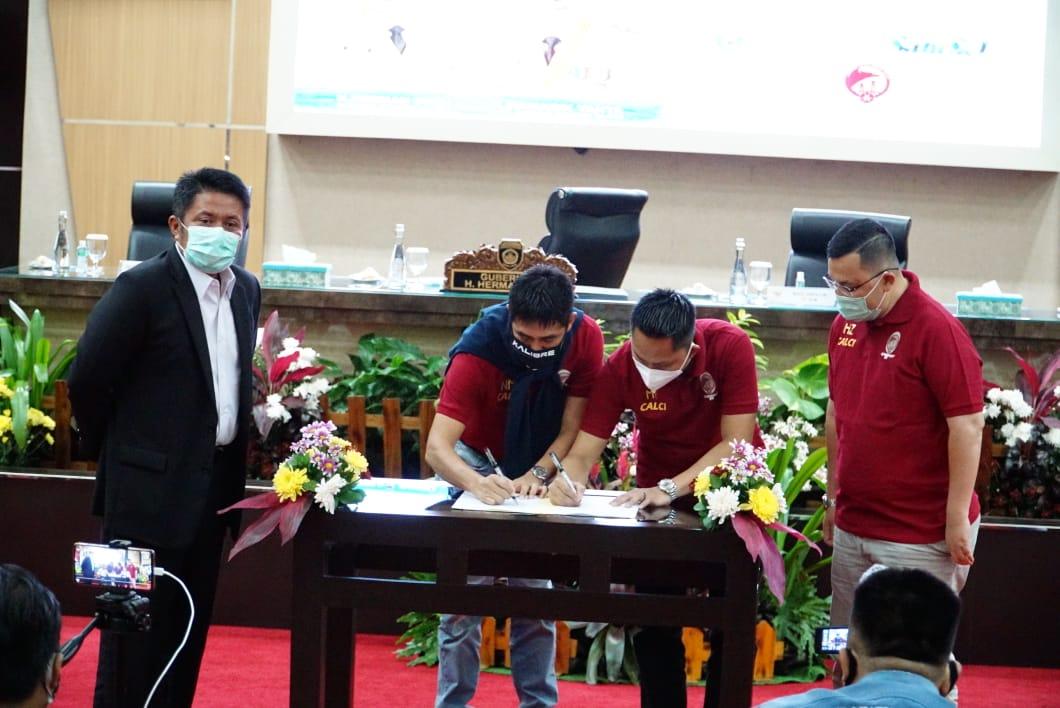 Nilmaizar resmi teken kontrak bersama Sriwijaya FC untuk Liga 2 musim 2021