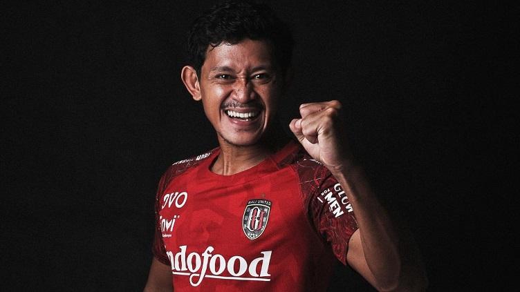 Pemain baru Bali United FC, Rizky Pellu.