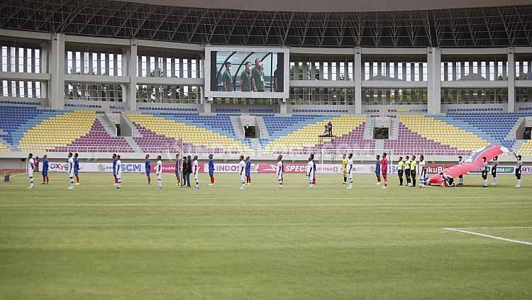 Kondisi Stadion Manahan Solo, Minggu (21/3/21).