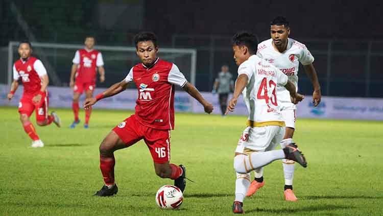 Laga perdana grup B Piala Menpora 2021 antara Persija Jakarta vs PSM Makassar. - INDOSPORT