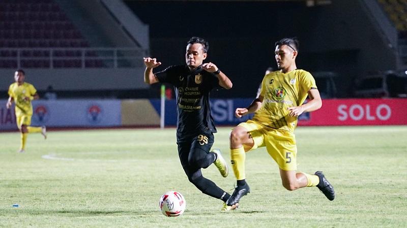 Pertandingan PSIS menghadapi Barito Putera yang berkesudahan dengan skor 3-3.