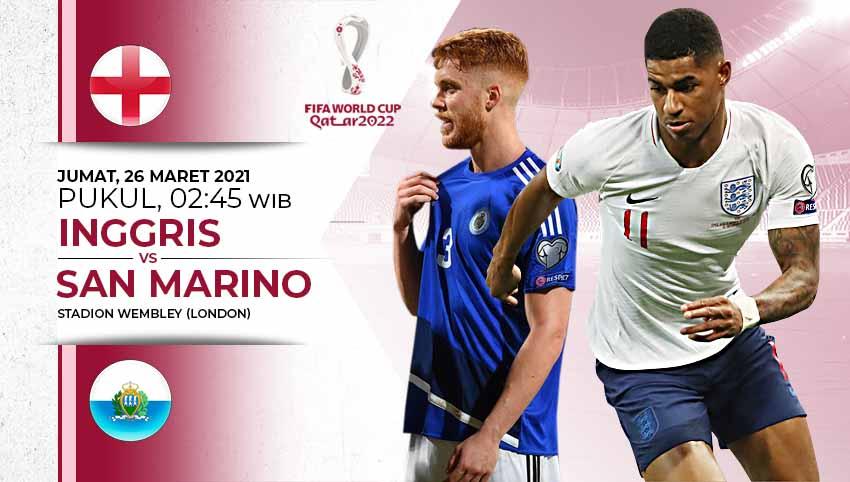 Pertandingan Inggris vs San Marino (Kualifikasi PD Eropa).