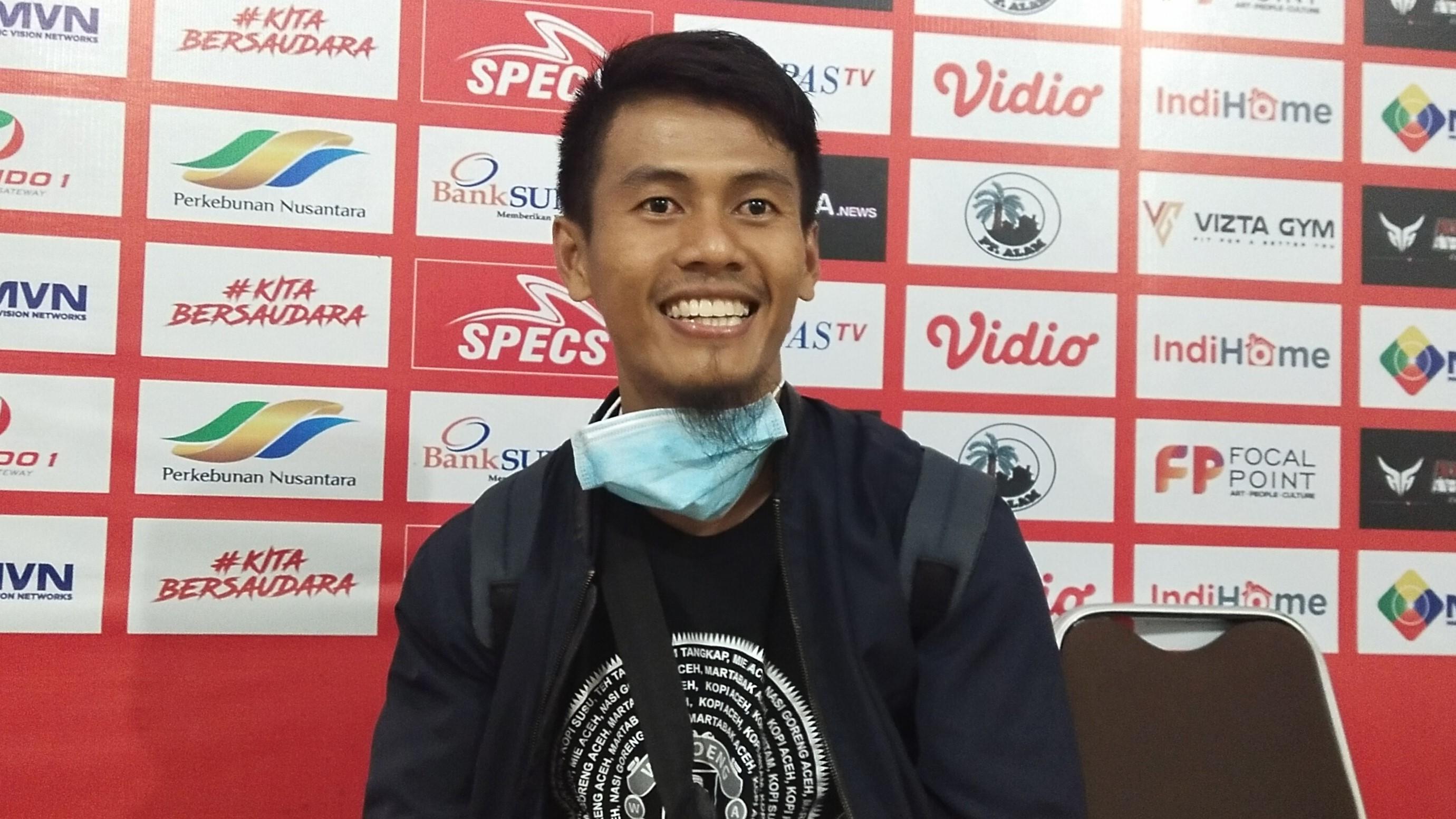 Pemain anyar PSMS Medan, Ghozali Siregar.