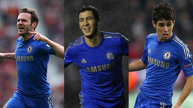 Juan Mata, Eden Hazard, Oscar (Mazacar)