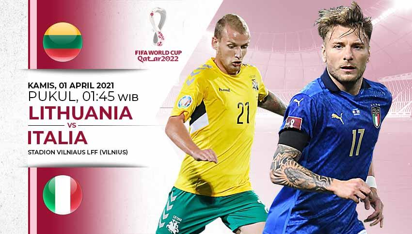 Pertandingan Lithuania vs Italia (Kualifikasi PD Eropa).