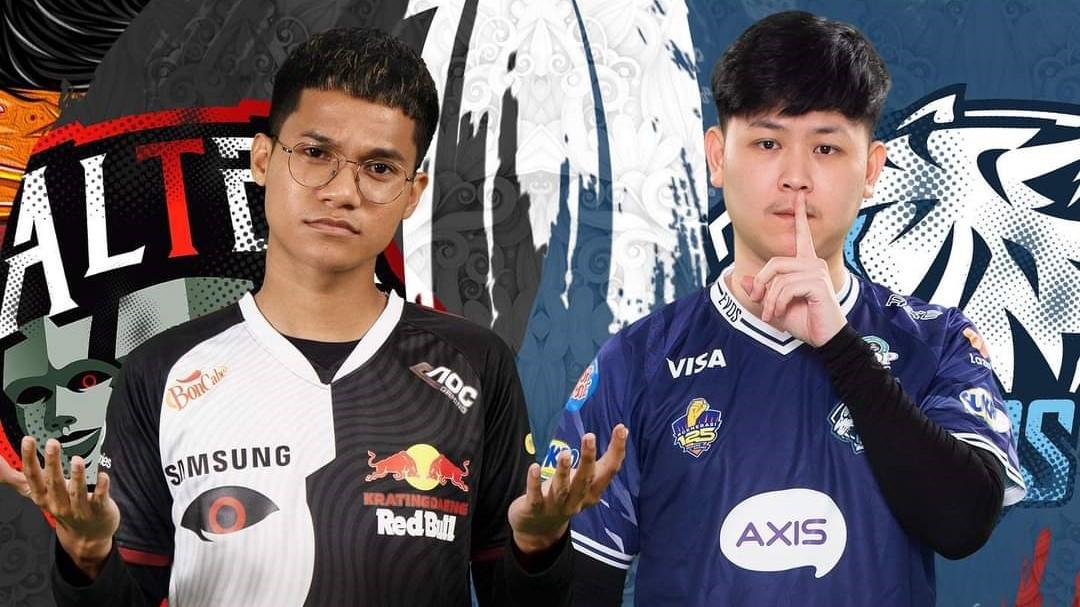 Poster Alter Ego vs EVOS Legend pada MPL Indonesia Season 7.