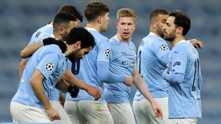 Pertandingan Liga Champions Manchester City vs Dortmund Copyright: https://twitter.com/ManCity/