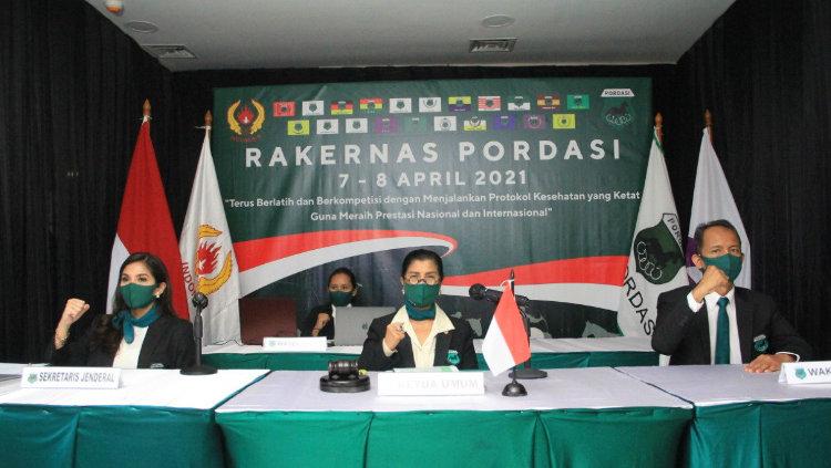 PP Pordasi telah menggelar Rapat Kerja Nasional (Rakernas) 2021 pada 7-8 April 2021.