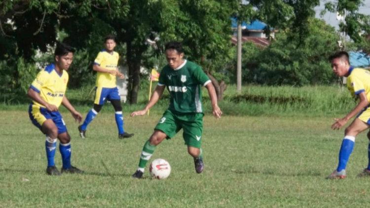 PSMS Medan saat melakoni laga uji coba, Jumat (09/04/21) petang.
