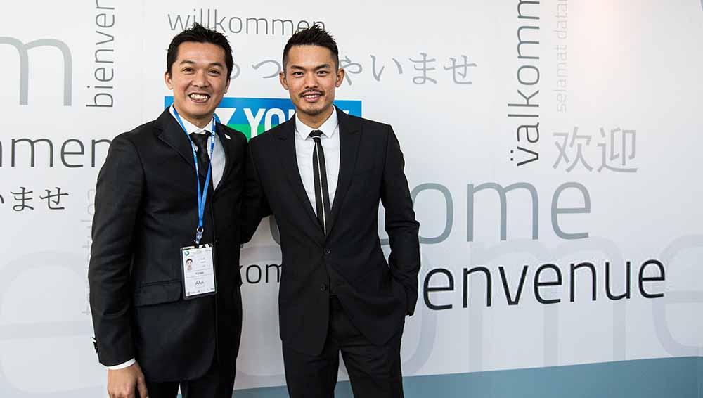Taufik Hidayat (Indonesia) dan Lin Dan (China).