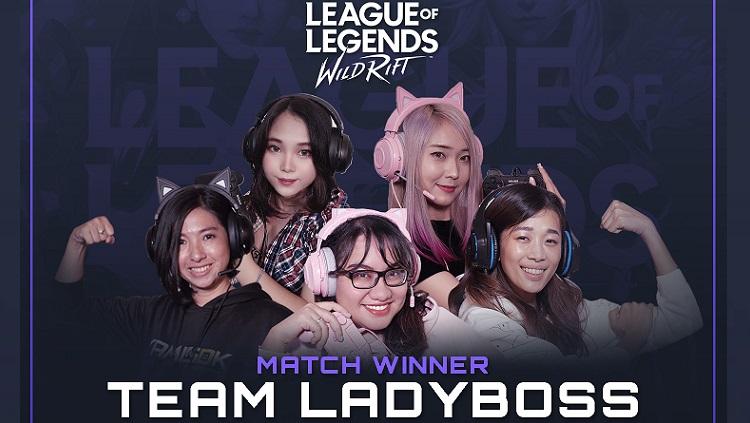 Pemenang Kartini Day Ladies Showdown, Tim Ladyboss.