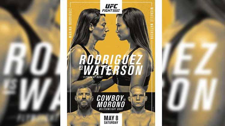 Berikut link live streaming UFC Vegas 26, yakni akan ada duel utama antara dua petarung cantik Marina Rodriguez vs Michelle Waterson hari ini, Minggu (09/05/21) - INDOSPORT