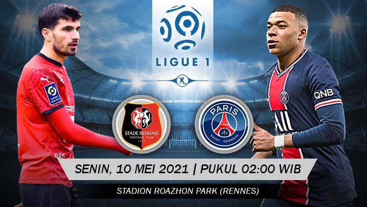 Berikut prediksi Ligue 1 Prancis Stade Rennais vs Paris Saint-Germain. - INDOSPORT