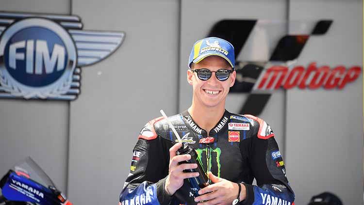 Pembalap Yamaha, Fabio Quartararo, mampu mencatatkan menit terbaik di Free Practice (FP) 2 MotoGP Inggris 2022.
