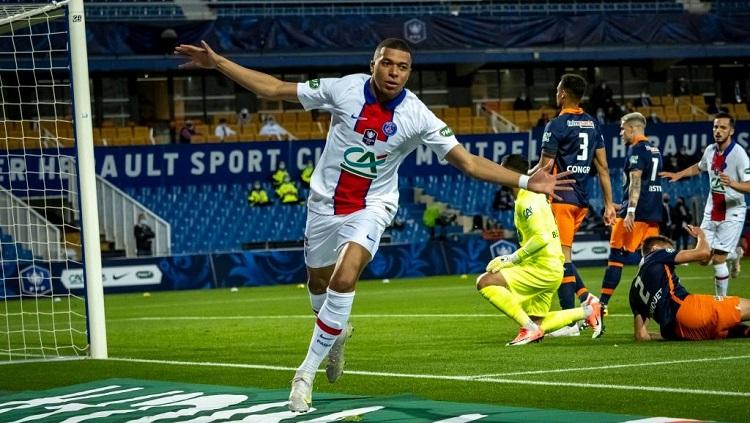 Semifinal Coupe de France sukses dimenangkan PSG yang mampu bungkam Montpellier.