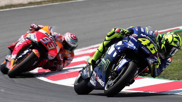 Marc Marquez dan Valentino Rossi