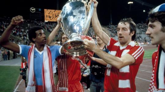 Nottingham Forest menjuarai Liga Champions usai mengalahkan Malmo dalam pertandingan final, 30 Mei 1979.