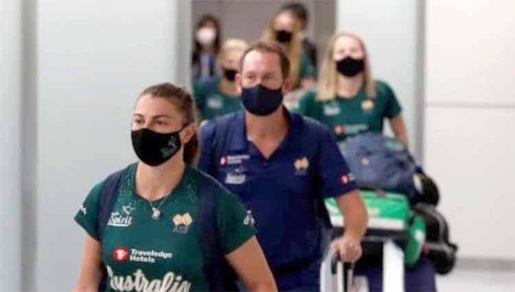 Tim Softball Australia jadi yang paling pertama tiba di Jepang untuk persiapan Olimpiade Tokyo 2020.