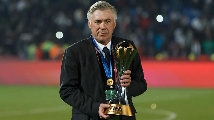 Pelatih anyar Real Madrid, Carlo Ancelotti. Copyright: twitter.com/realmadrid