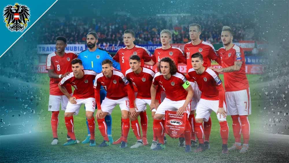 Timnas Austria di Euro 2020.