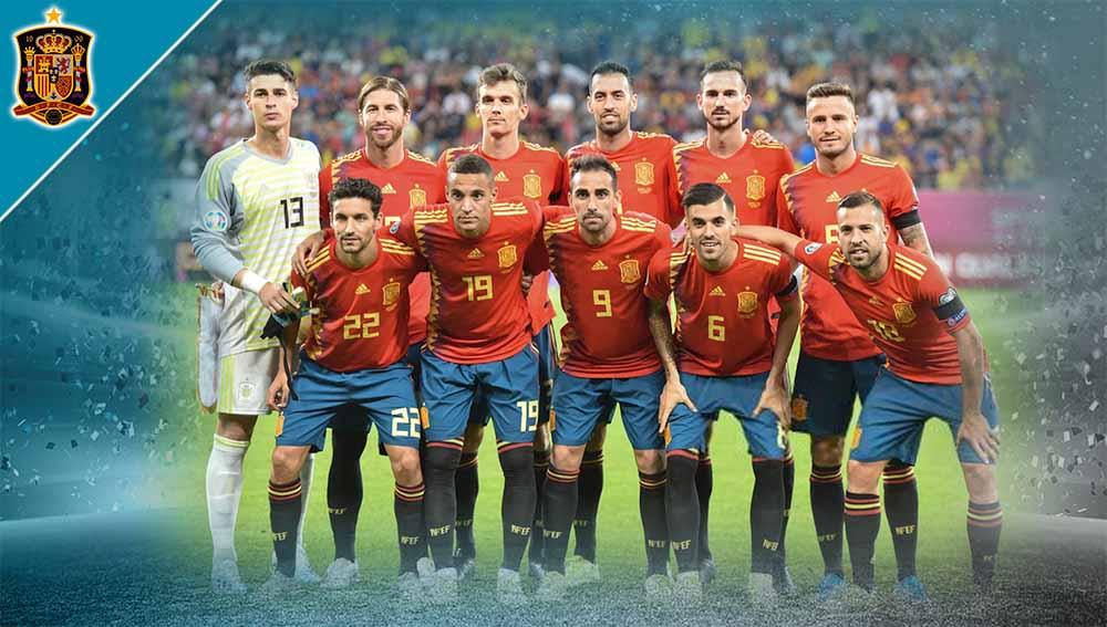 Timnas Spanyol di Euro 2020.