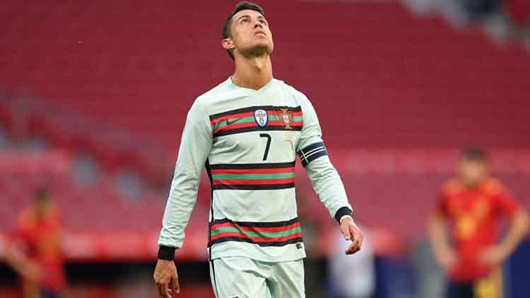 Pertemuan Belgia vs Portugal pada babak 16 besar Euro 2020 diwarnai aksi Thibaut Courtois yang mempermalukan Cristiano Ronaldo. - INDOSPORT