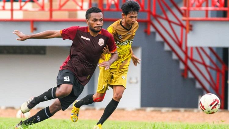 Muba Babel United berhasil menekuk tim tamu David FC 2-0 di laga uji coba. - INDOSPORT