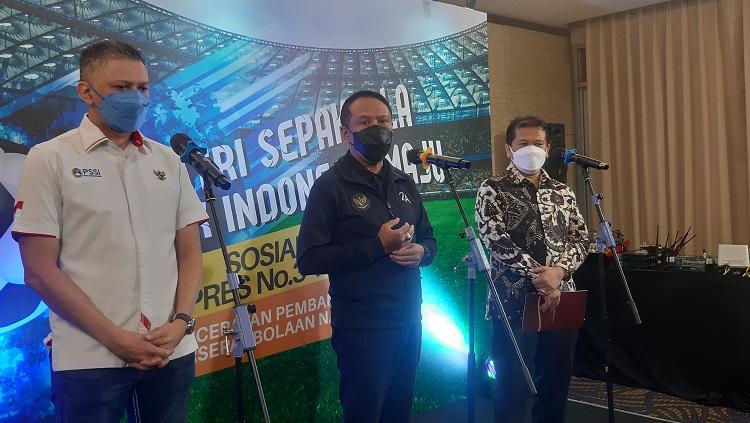 Kemenpora menggelar acara Sosialisasi Inpres No. 3 Tahun 2019 tentang Percepatan Pembangunan Persepak Bolaan Nasional di Yogyakarta di Royal Ambarrukmo Hotel, Yogyakarta.