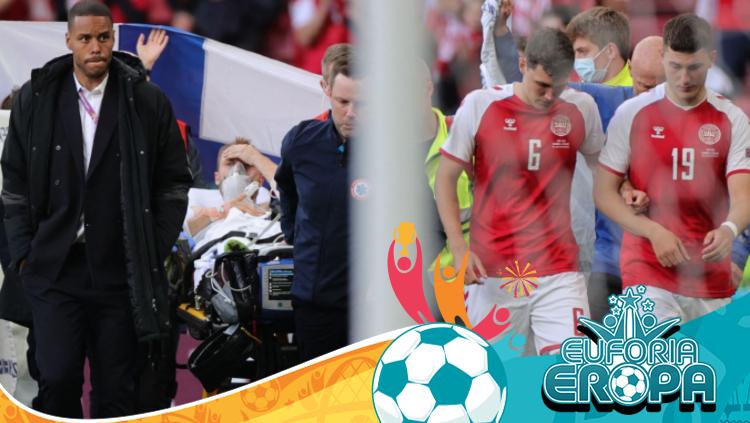 Pemain Timnas Denmark, Christian Eriksen Mendapat Perawatan