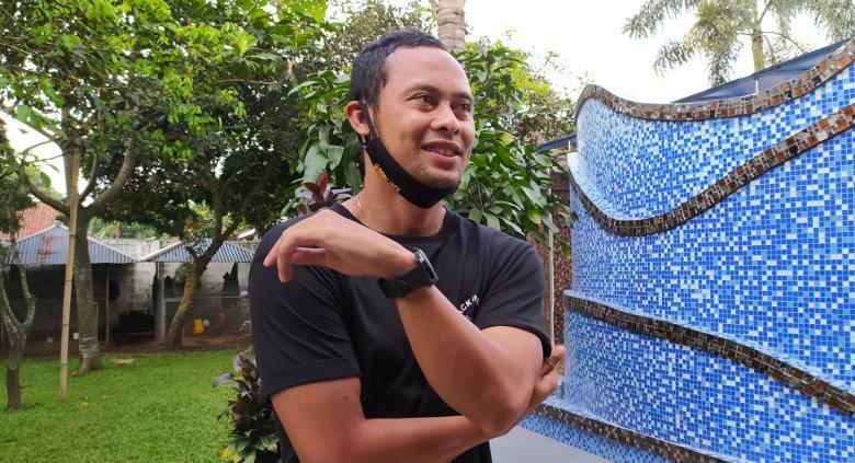 Mantan kapten Persib, Atep menceritakan pengalamannya bermain sinetron.