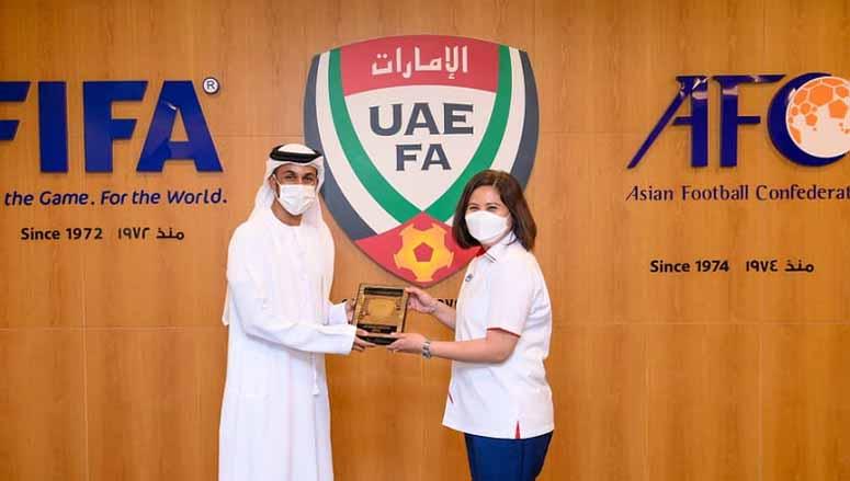 Wakil Sekretaris Jenderal PSSI, Maaike Ira Puspita hari Minggu (13/06/21) kemarin melakukan pertemuan dengan Federasi Sepak Bola Uni Emirat Arab (UAE FA) di Dubai.