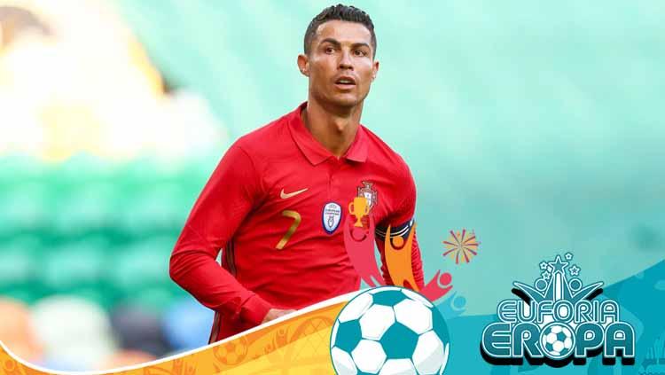 Cristiano Ronaldo, striker Timnas Portugal sukses raih top skor Euro 2020 sementara kalahkan Romelu Lukaku dan Robert Lewandowski sekaligus. - INDOSPORT