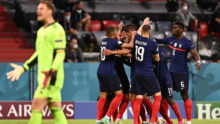 Tanpa satupun pemainnya mencetak gol, Prancis berhasil mengandaskan perlawanan Jerman dengan skor 1-0 dalam laga kedua Grup F Euro 2020. - INDOSPORT