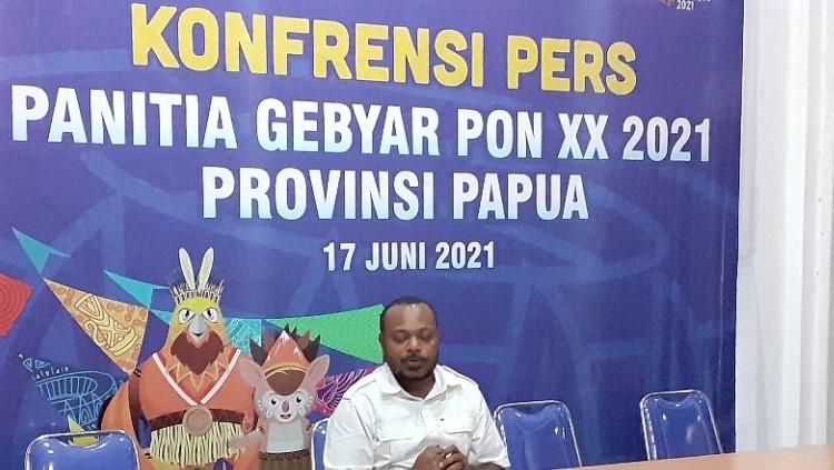 Ketua Panitia Gebyar PON XX, Otniel Deda.