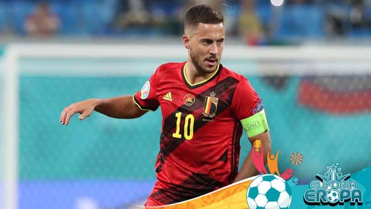 Eden Hazard, pemain Timnas Belgia.