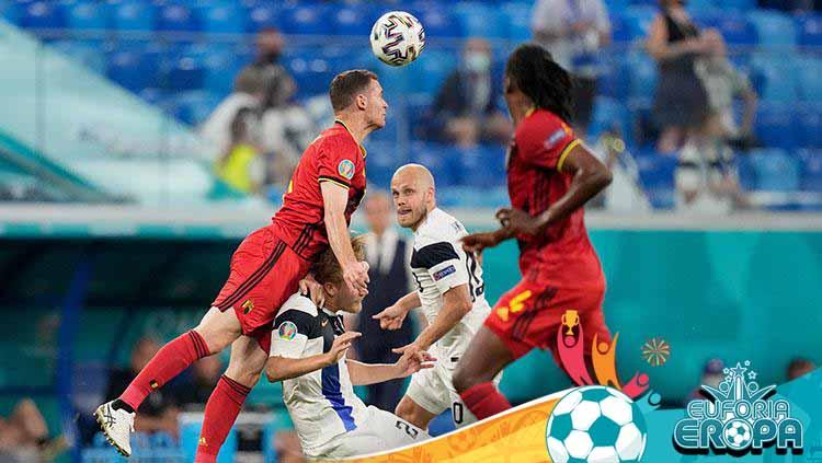 Finlandia vs Belgia di Euro 2020. Copyright: Dmitry Lovetsky/Getty Images