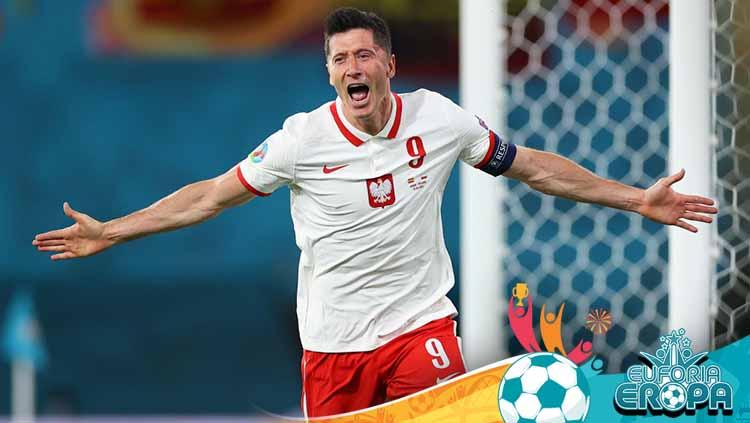 Robert Lewandowski, pemain Timnas Polandia.