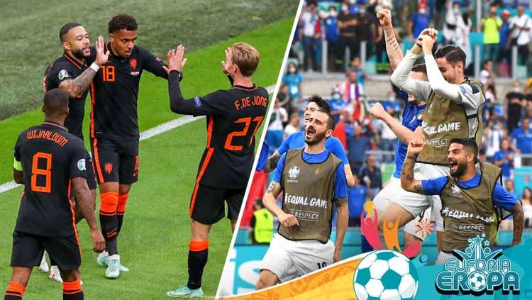 Balas Dendam Belanda dan Italia di Euro 2020 Setelah Sempat Jadi Badut.