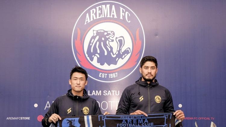 Arema FC resmi mengenalkan Renshi Yamaguchi (Jepang) dan Adilson Maringa (Brasil) sbg pemain asing di Liga 1