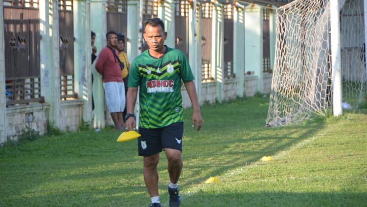 Pelatih kepala PSMS Medan, Ansyari Lubis.
