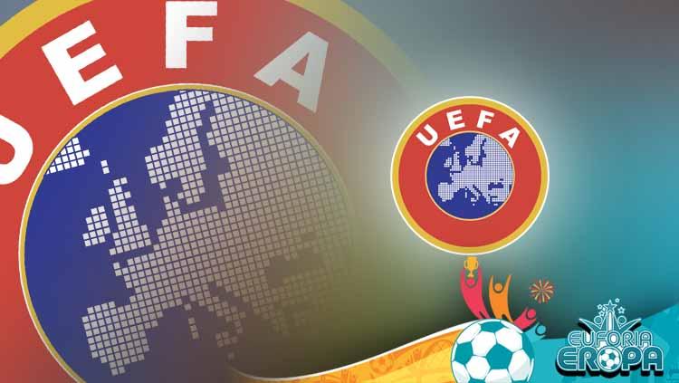 Logo UEFA. Copyright: Grafis:Yanto/Indosport.com