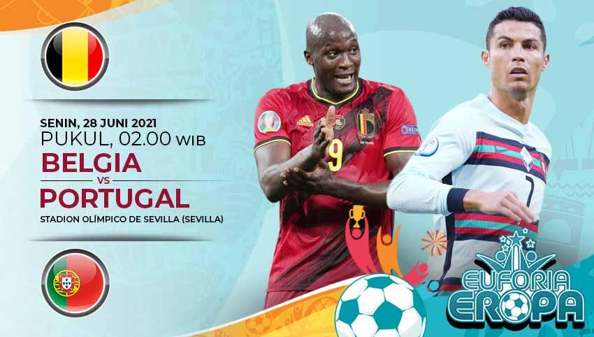 Pertandingan antara Belgia vs Portugal (Euforia Eropa). - INDOSPORT